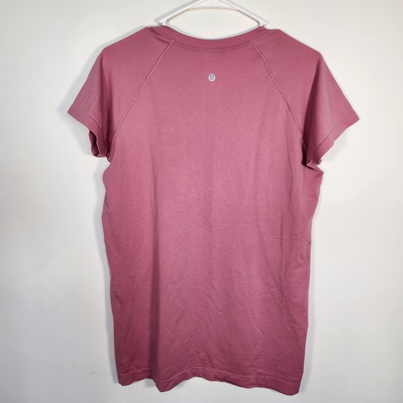 Lululemon Athletica Sport Swift Top 12 Pink Athlesure Activewear Running - Picture 5 of 6